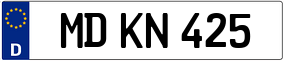 Truck License Plate
